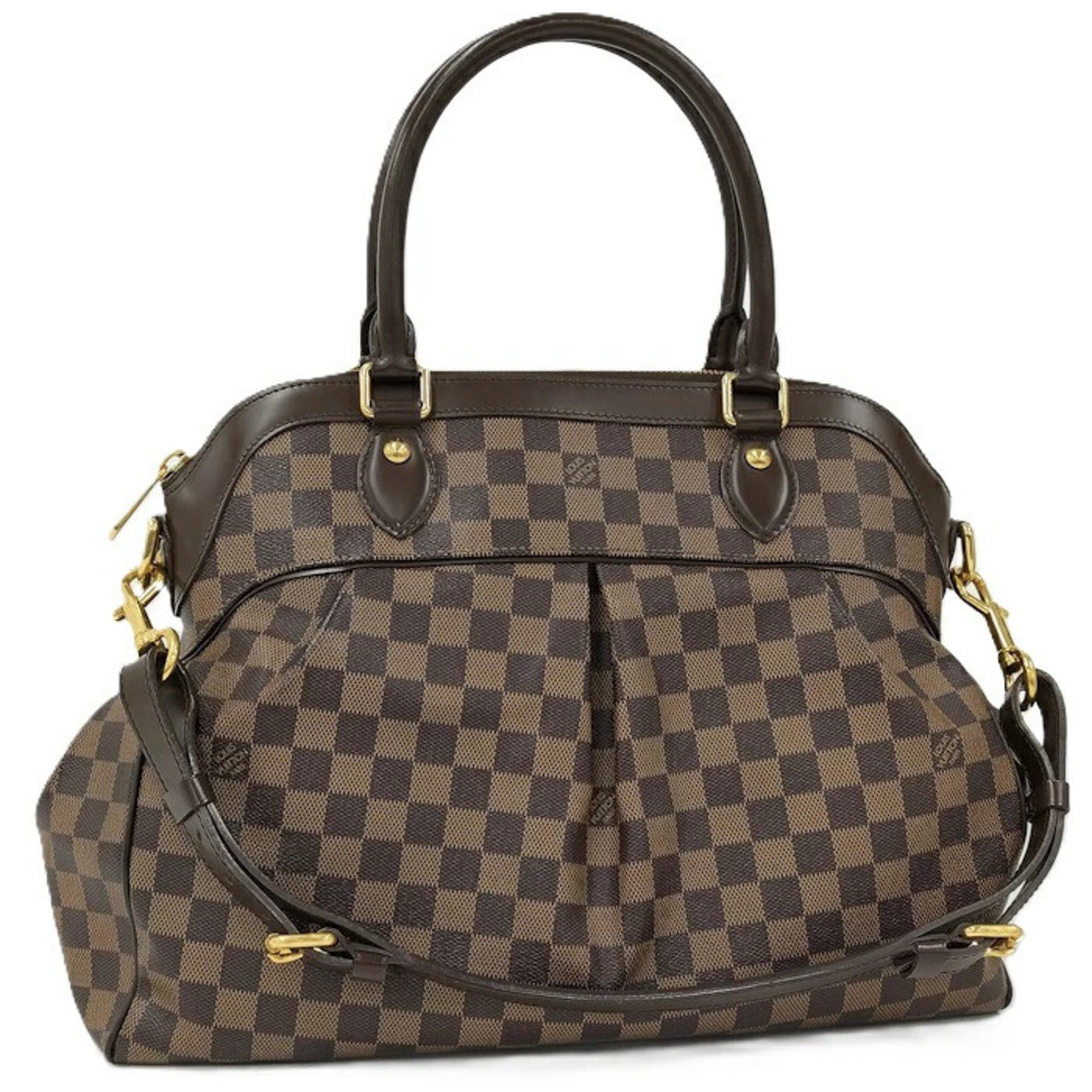 Louis Vuitton Trevi Damier Ebene Brown Shoulder Bag